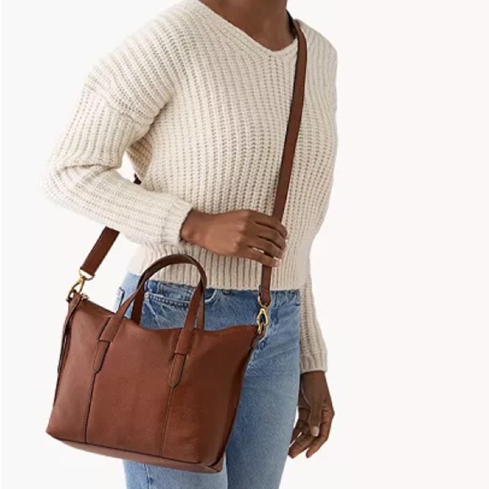 Fossil Skylar Satchel with Matching Bi Fold Wallet